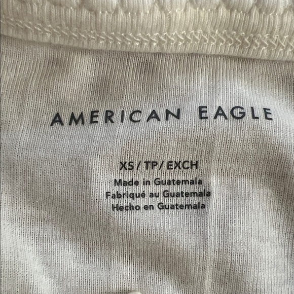 🔥4/$10 American Eagle Outfitters White Halter Tank Top - Picture 2 of 5
